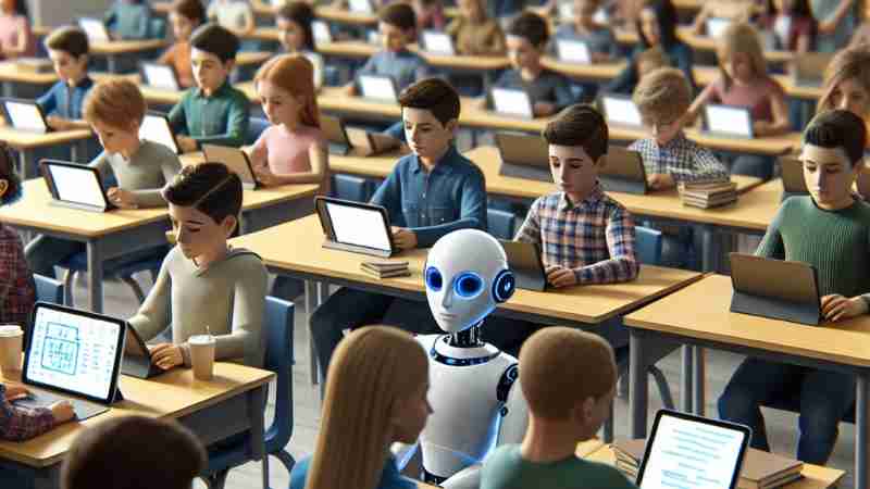 AI Tutors in New Zealand Classrooms: A Promise with Challenges and Ethical Dilemmas, Concept art for illustrative purpose, tags: auswirkungen von - Monok